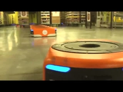 ค่าภาระสูงสุด 600kg AGV สําหรับระบบคลังสินค้า รหัส QR การนําทางทางมองเห็น